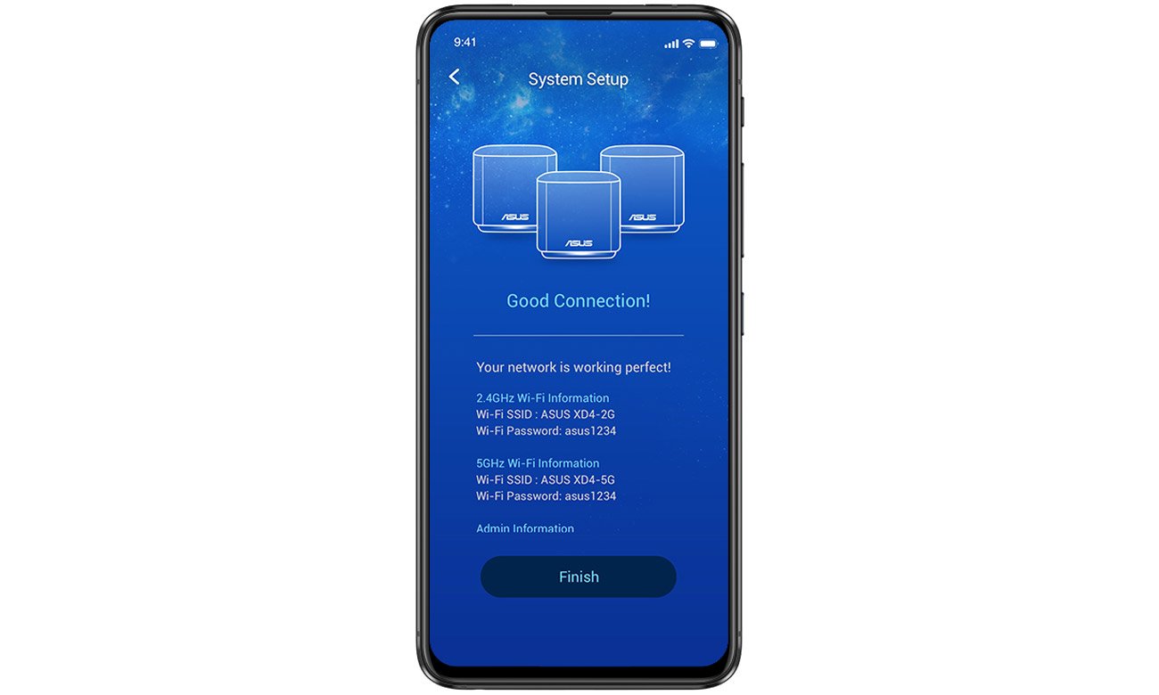 System Mesh Wi-Fi ASUS ZenWiFi AX Mini biały