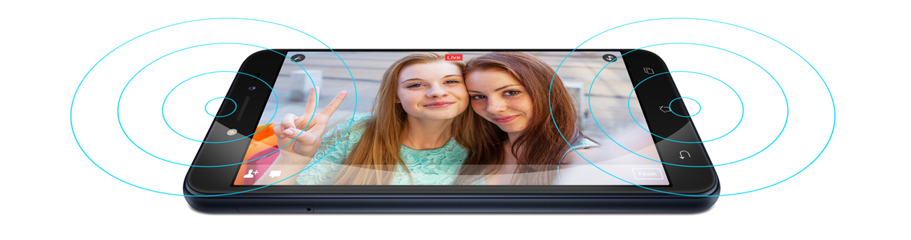 Zenfone Live ZB501KL dwa mikrofony redukcja hałasu