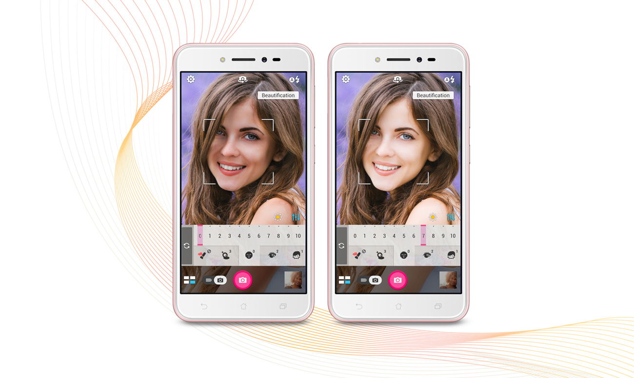 Zenfone Live ZB501KL tryb beautyfication
