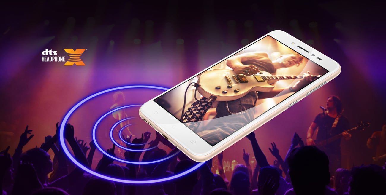 Zenfone Live ZB501KL pięciomagnesowy głośnik DTS 7.1