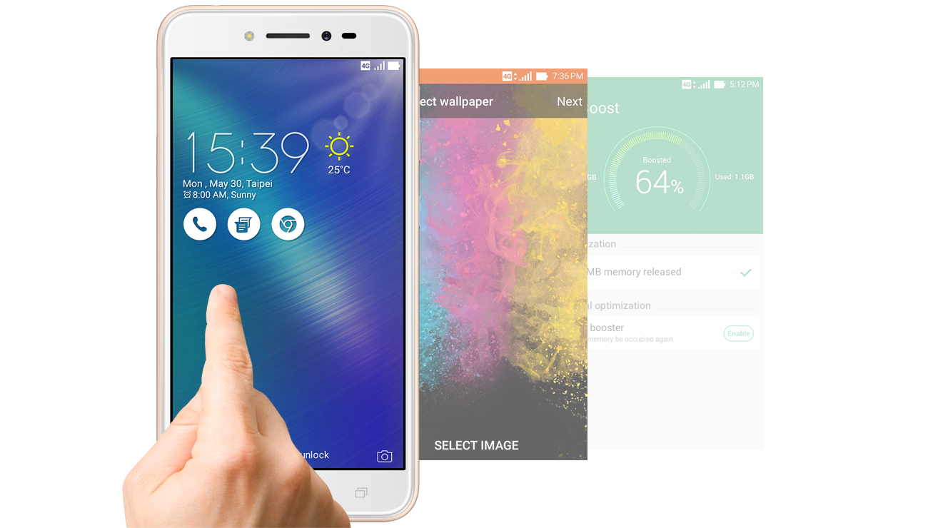 Zenfone Live ZB501KL nowe funkcje interfejsu