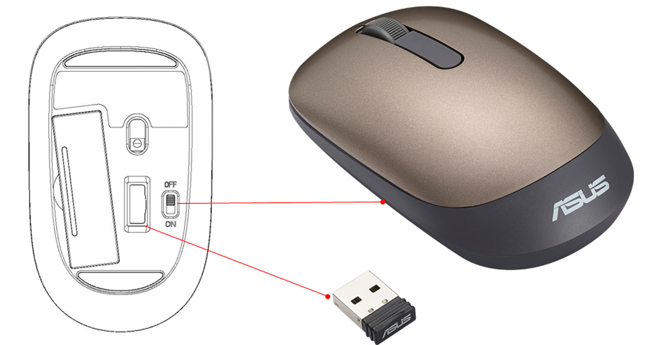 ASUS WT205 Wireless Mouse