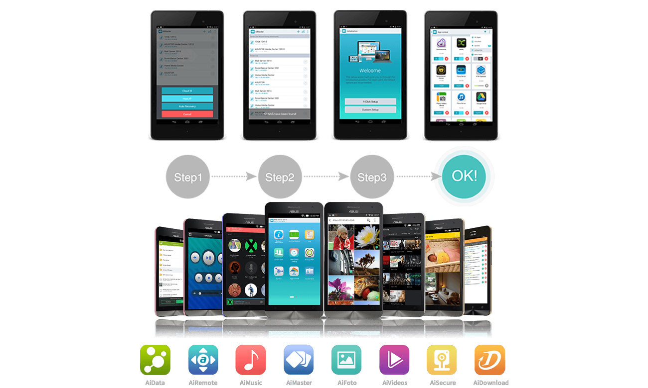 Asustor AS6302T Łączność z serwerem NAS przy pomocy smartfona