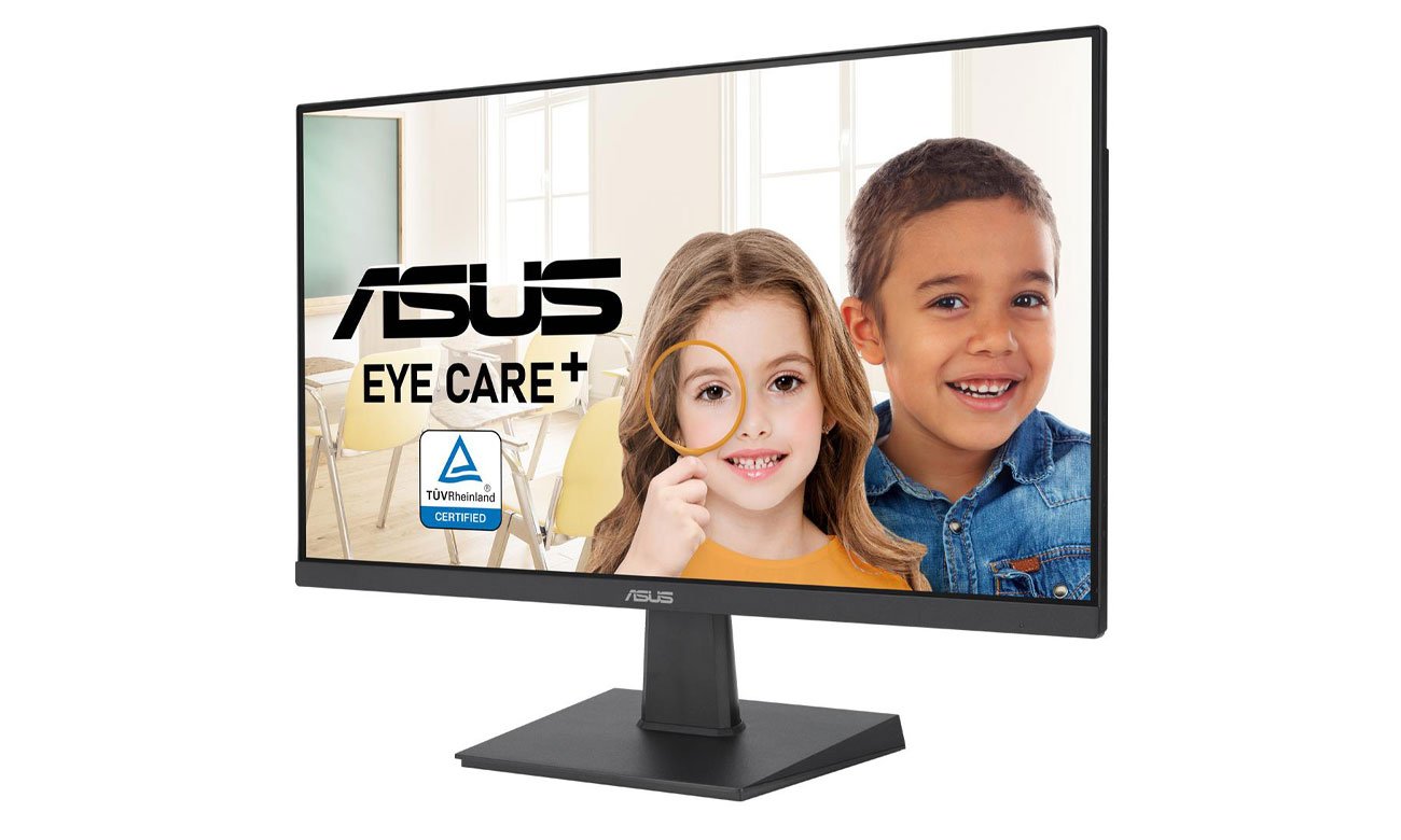 ASUS VZ24EHF widok z przodu pod kątem
