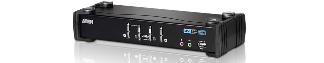 4-portowy przełącznik KVM