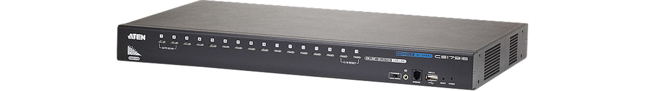 Przełącznik KVM ATEN CS17916 USB + HDMI + audio (16 komputerów) CS17916-AT-G