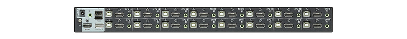 Przełącznik KVM ATEN CS17916 USB + HDMI + audio (16 komputerów) CS17916-AT-G