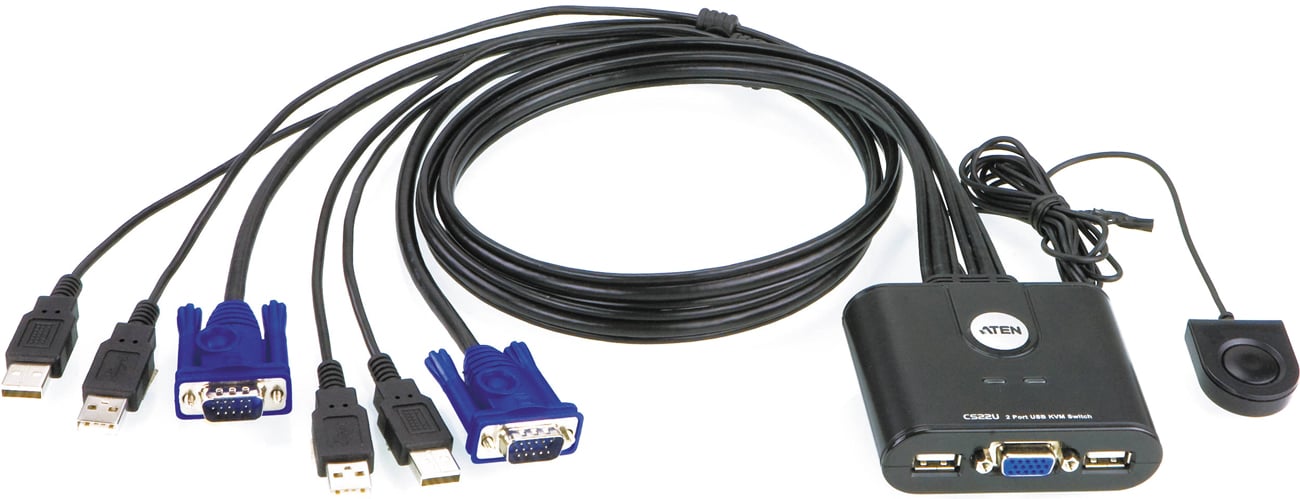 Przełącznik KVM ATEN CS22U-A7