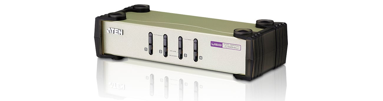 4-portowy przełącznik KVM