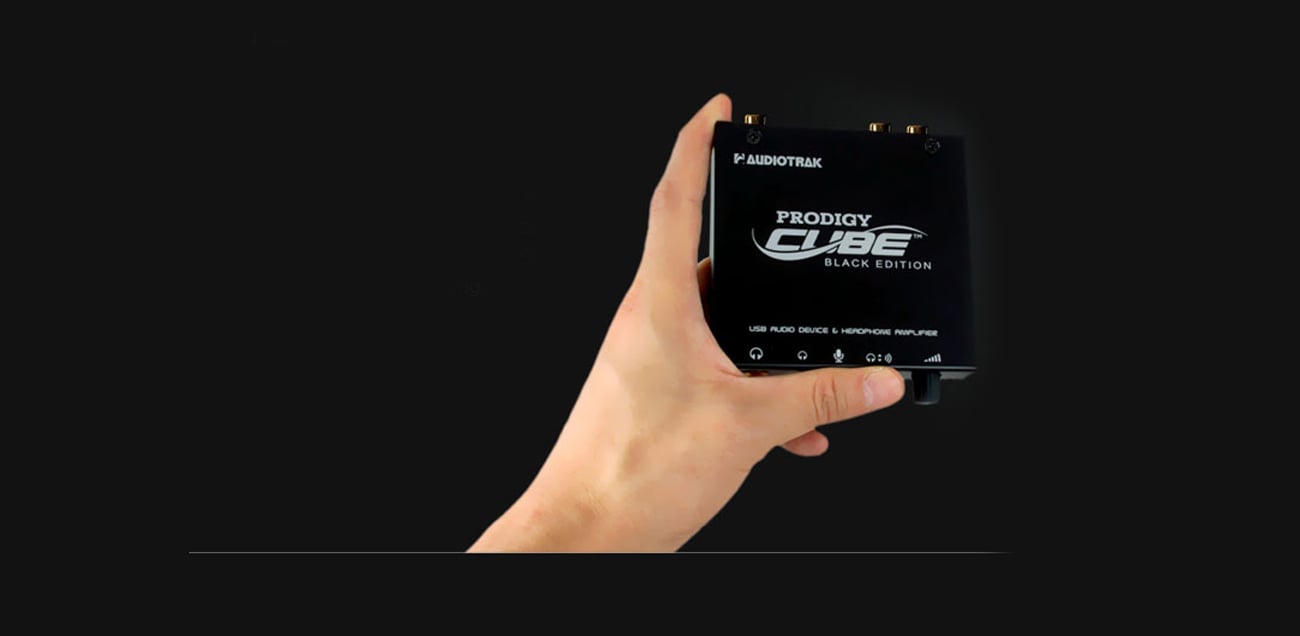 Karta muzyczna Prodigy Cube Black Edition USB - Pokrętło głośności ALPS