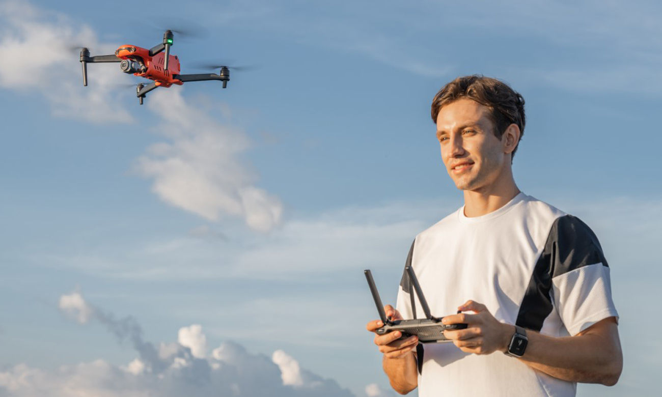 Dron Autel EVO II Pro Rugged Bundle V3 Orange - Inteligentny kontroler Autel SE