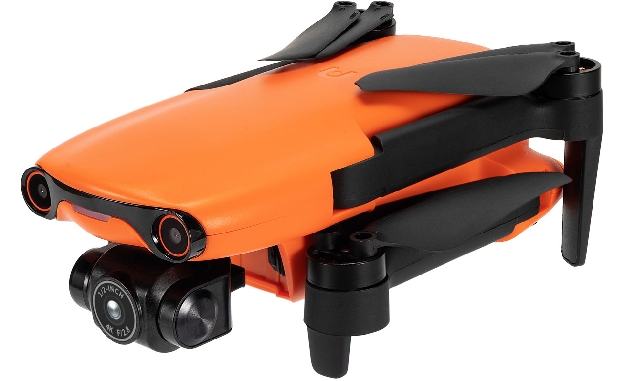 Autel EVO Nano Orange Drone - вигляд спереду в складеному вигляді