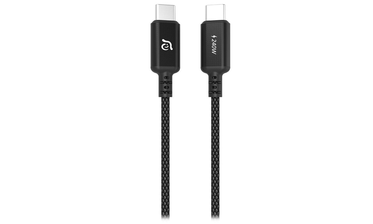 Kabel Adam Elements CASA P200 USB–C/USB–C 240W 2m czarny