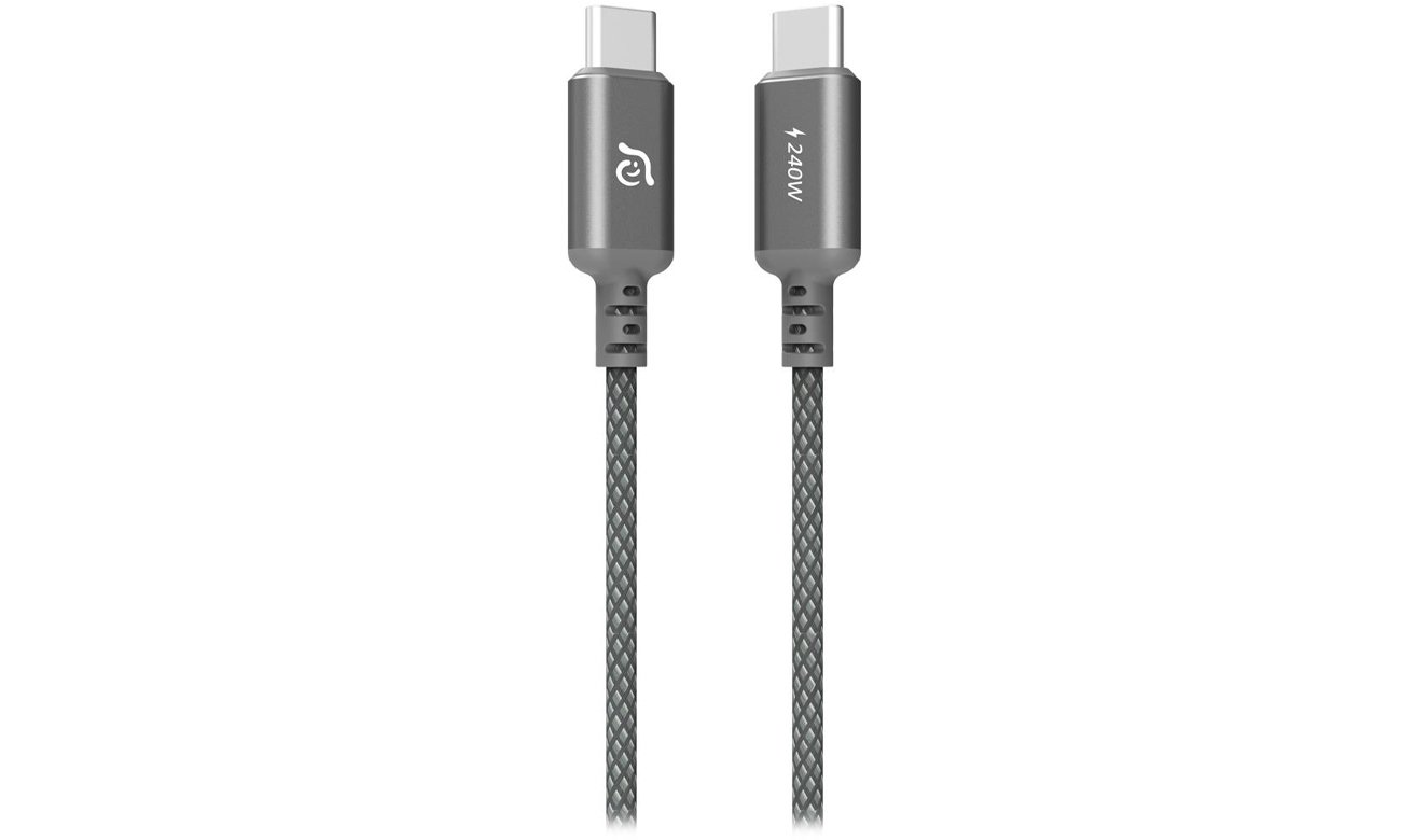 Kabel Adam Elements CASA P200 USB–C/USB–C 240W 2m szary