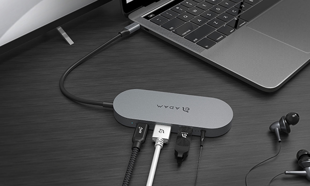 Adam Elements CASA Hub S USB-C PD USB-A HDMI SSD 480GB