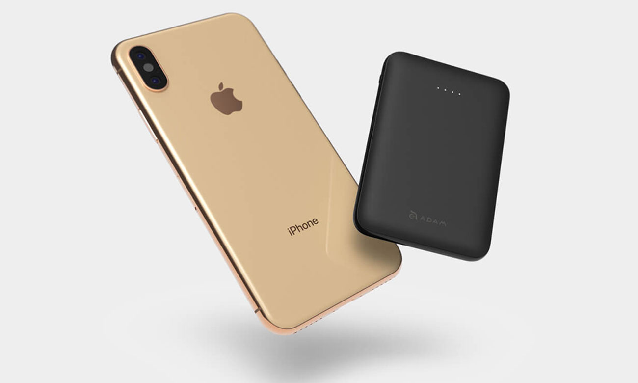 Adam Elements GRAVITY mini porównanie wielkości z telefonem