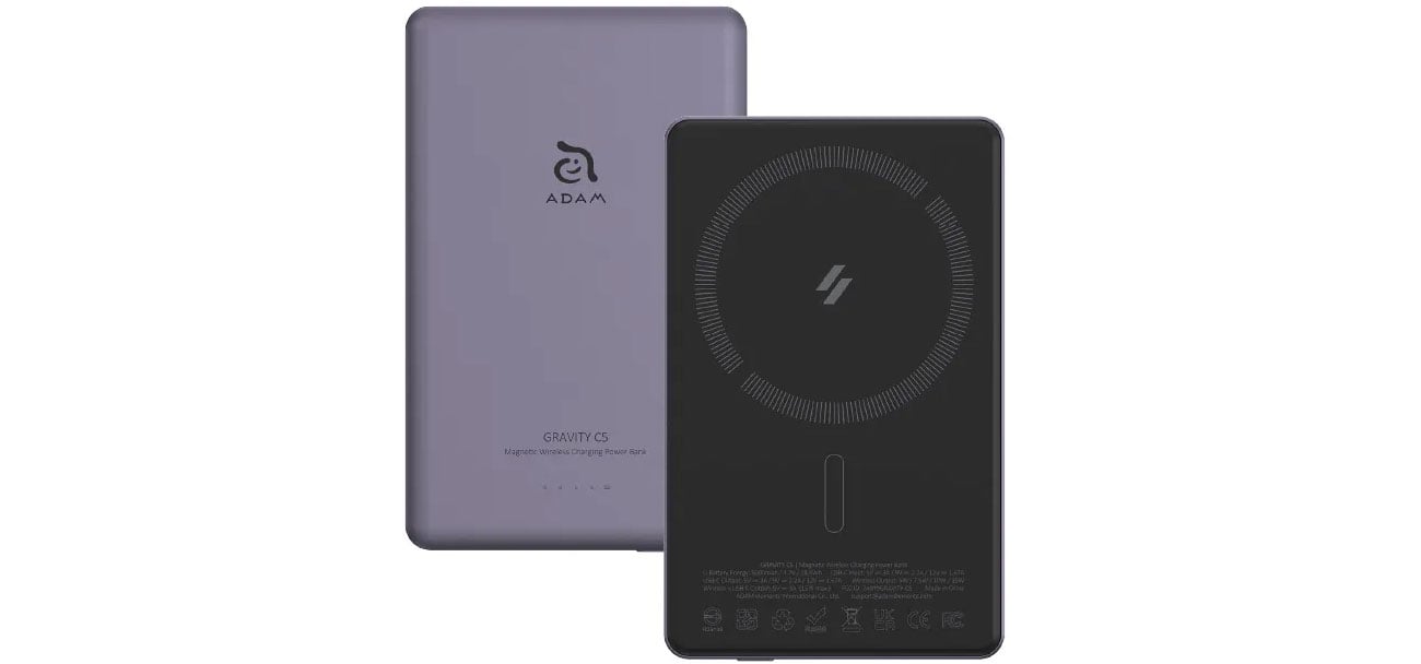 Magnetische Powerbank Adam Elements Gravity C5 5000 mAh