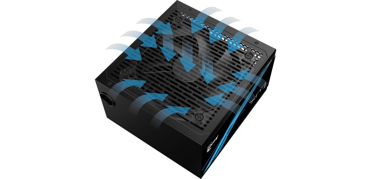 AeroCool Lux 750W - Chłodzenie