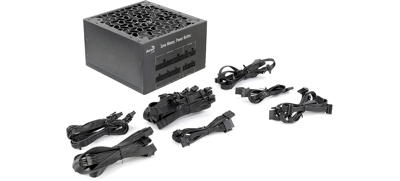 AeroCool Aero 550M - Modularne okablowanie