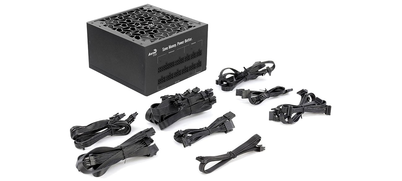 AeroCool Aero 850M - Modularne okablowanie