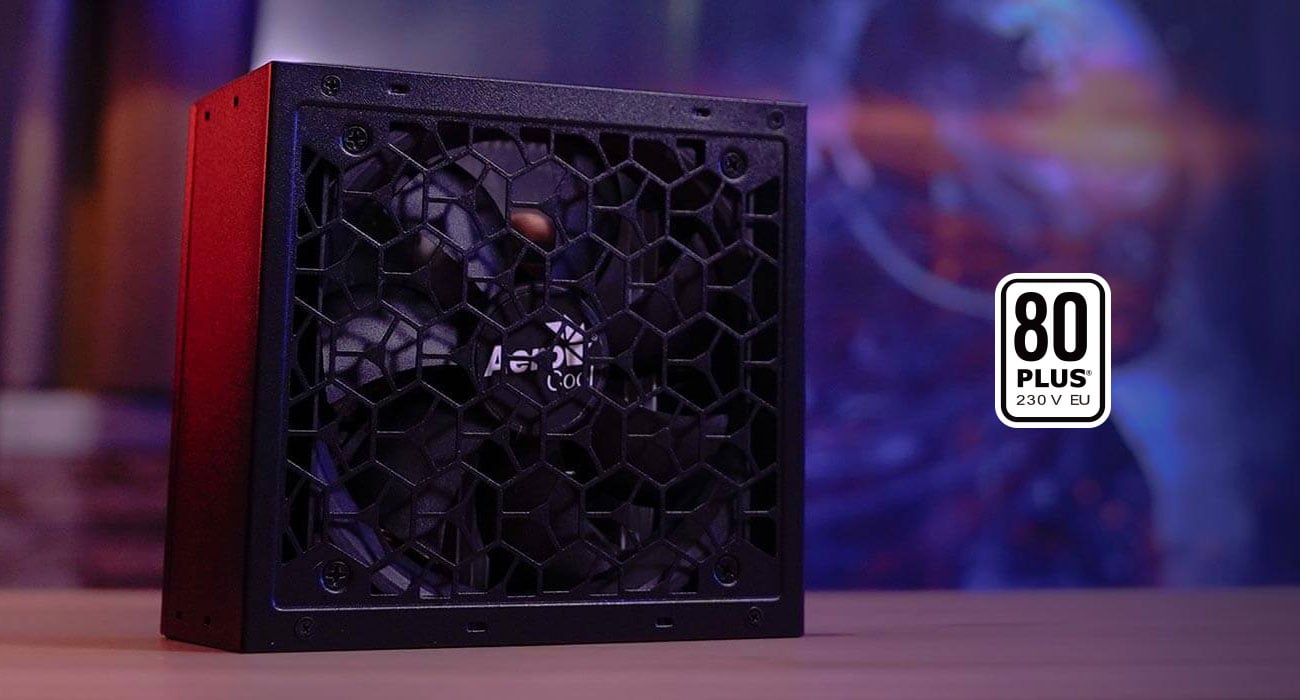 AeroCool Aero White 500W - Certyfikat 80 PLUS