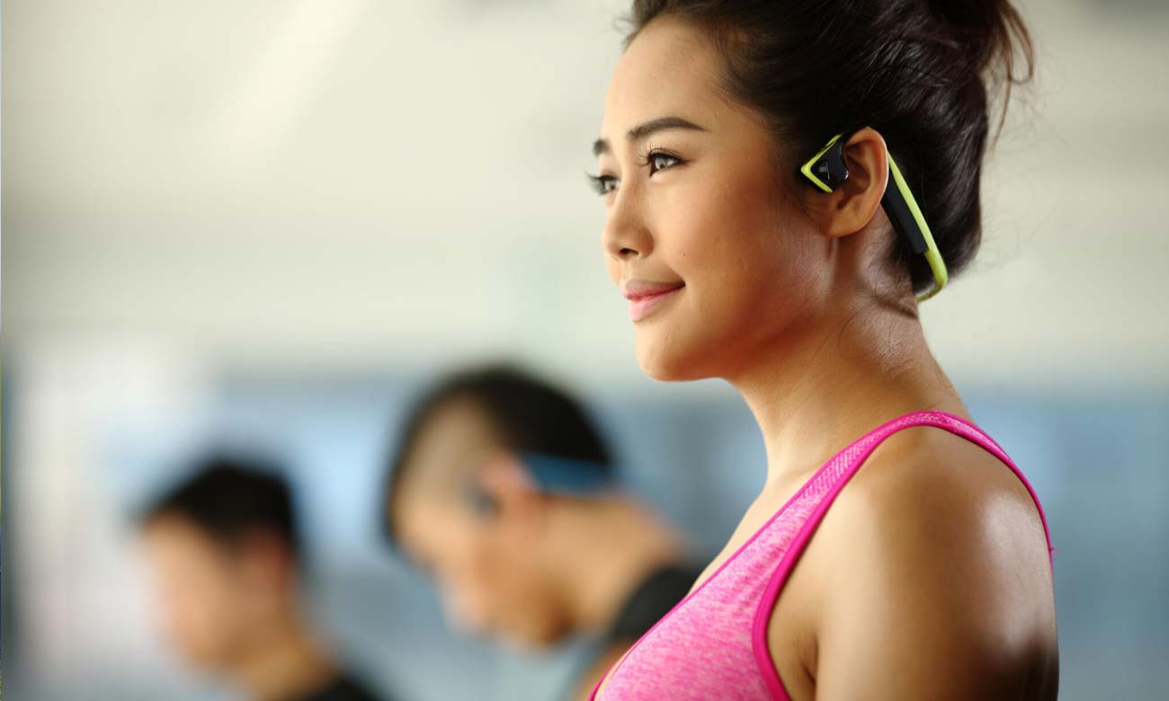 AfterShokz Trekz Titanium Mini Podwójny Mikrofon z redukcją szumów otoczenia