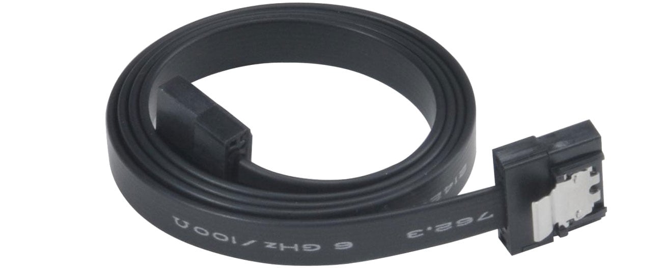 Akasa KABEL PROSLIM SATA3 50cm transfer do 6Gb/s Czarny AK-CBSA05-50BK