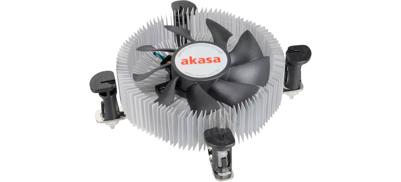 Chłodzenie procesora Akasa AK-CCE-7106HP Low Profile 74mm