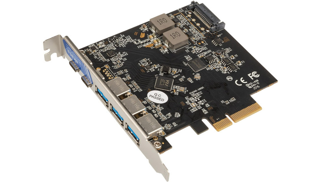 Adaptera Akasa 2x USB 3.1 Typ C, 3x USB 3.1 Typ A, 10 GB/s