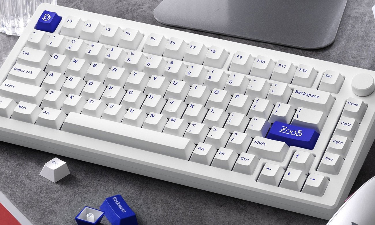 Akko MOD 007B PC Blue on White