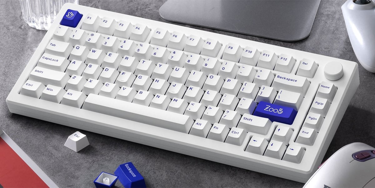 Akko MOD 007B PC Blue on White