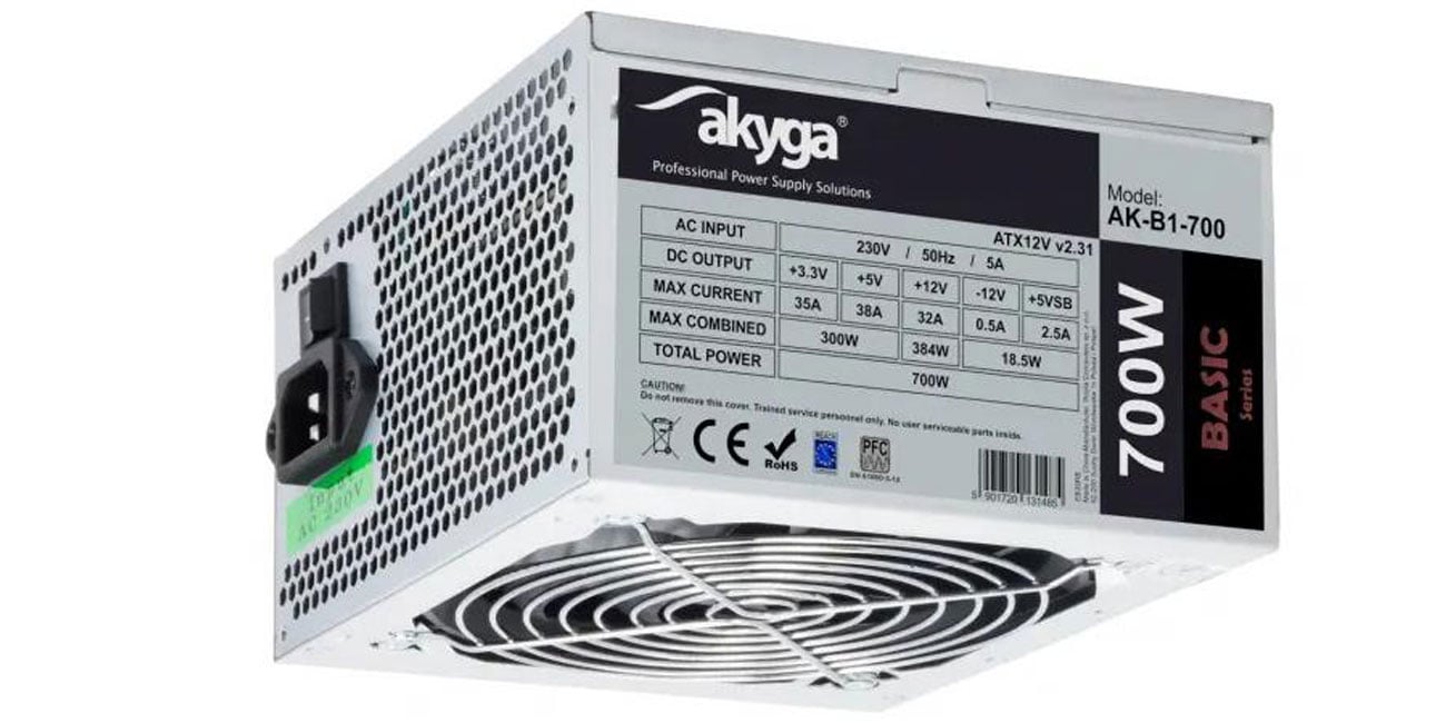 Zasilacz do komputera Akyga Basic 700W