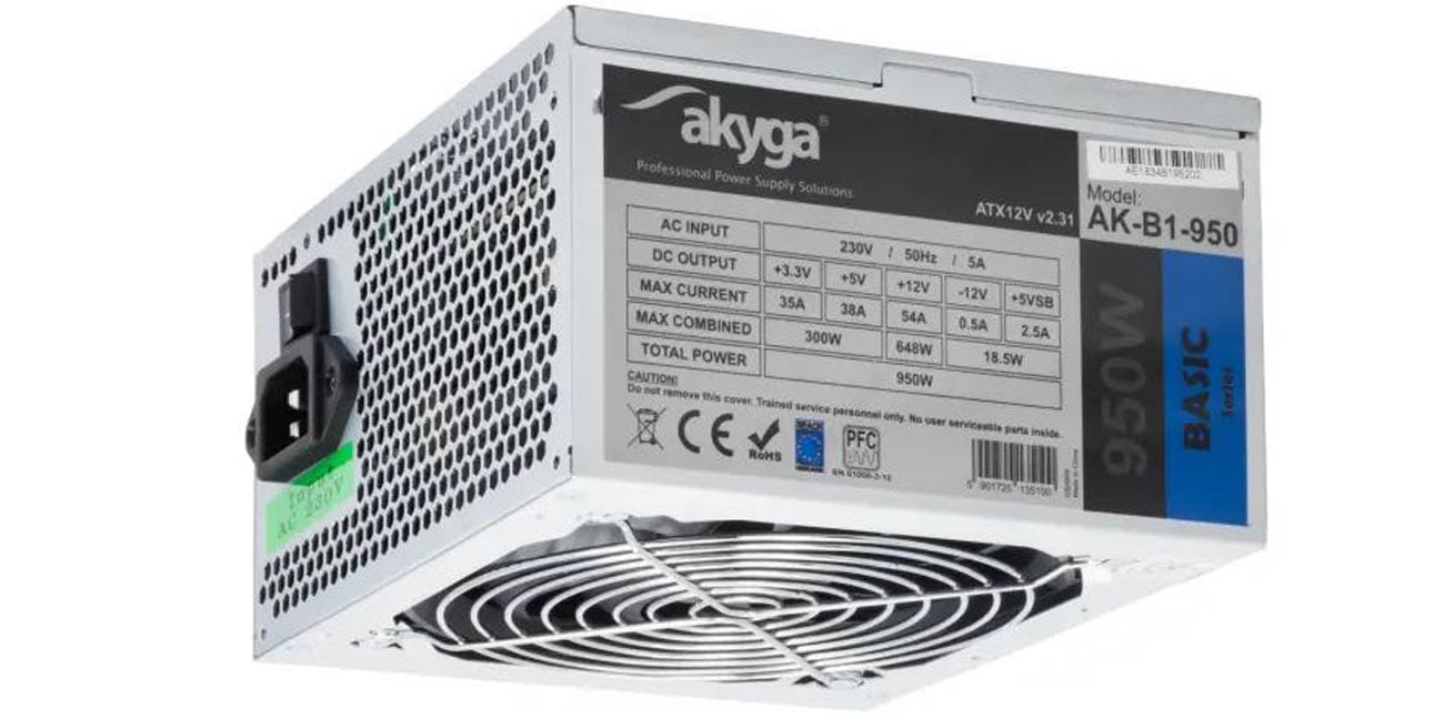 Zasilacz do komputera Akyga Basic 950W