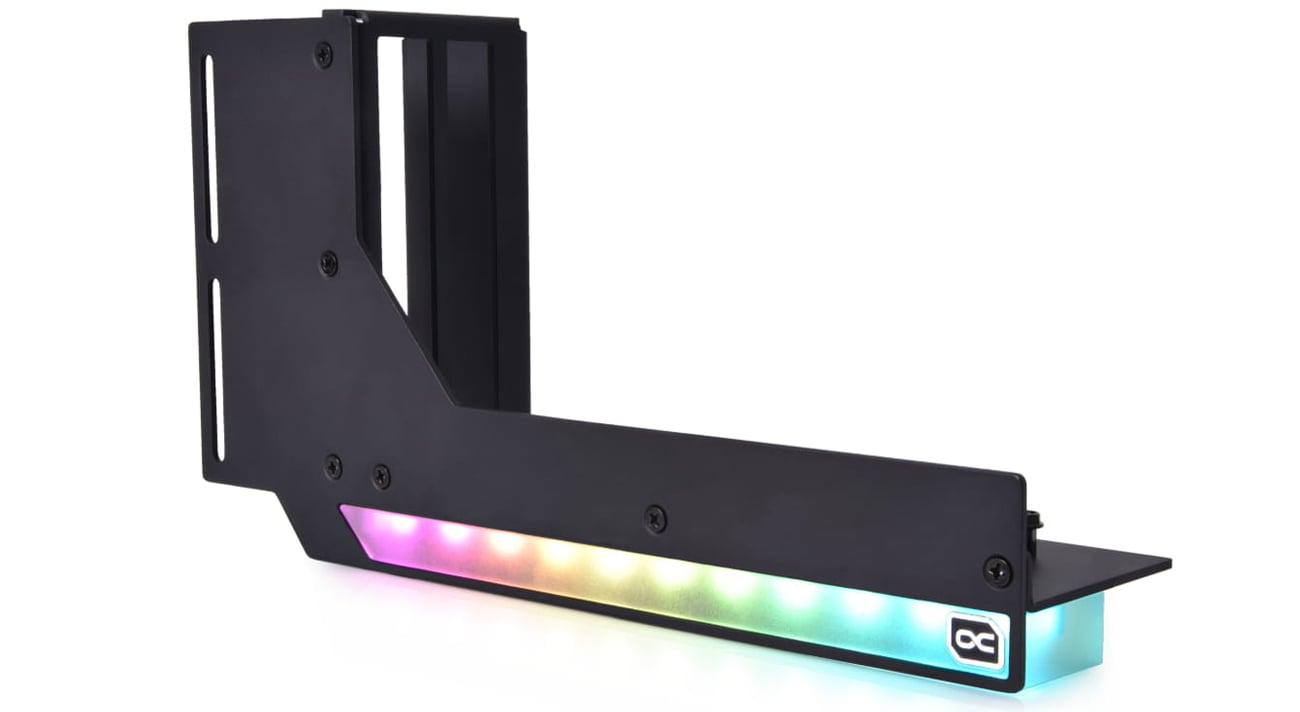 Pionowy wspornik karty graficznej Alphacool Aurora + podstawka PCI-E 3