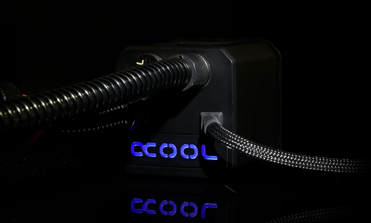 Alphacool Eisber 120 Pompa wody, podświetlenie