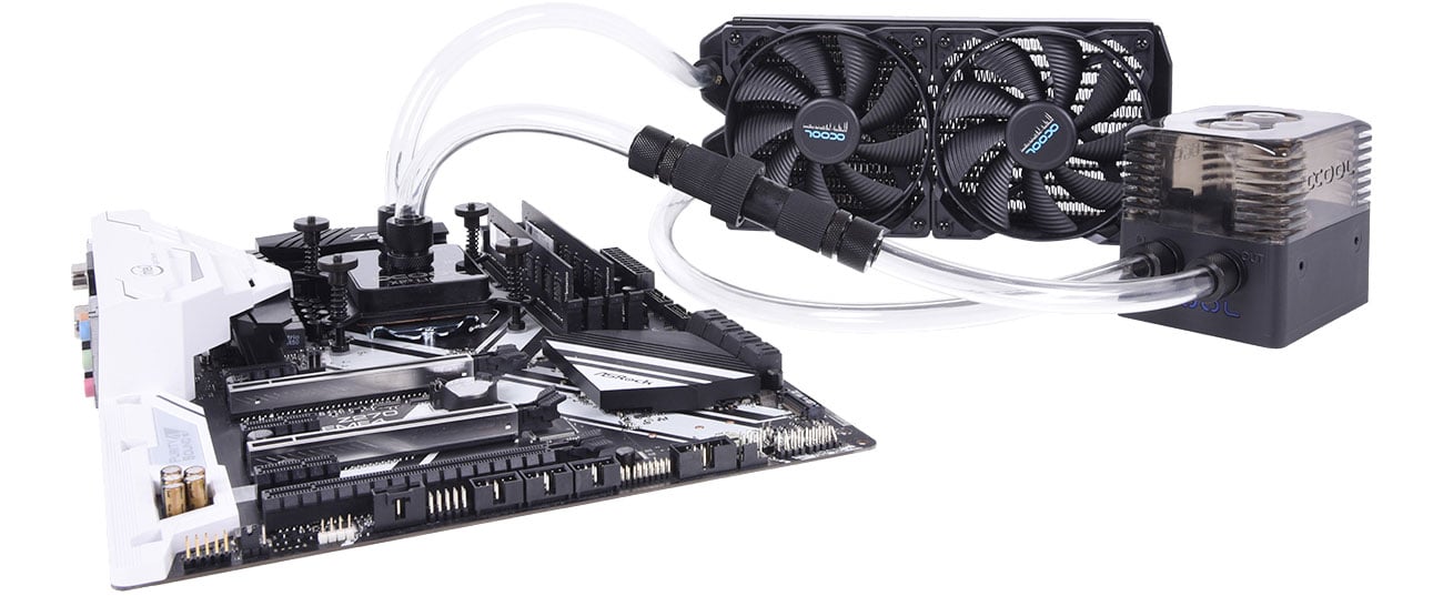 Alphacool Eissturm Gaming Copper 30 2x120mm - complete kit 1014157