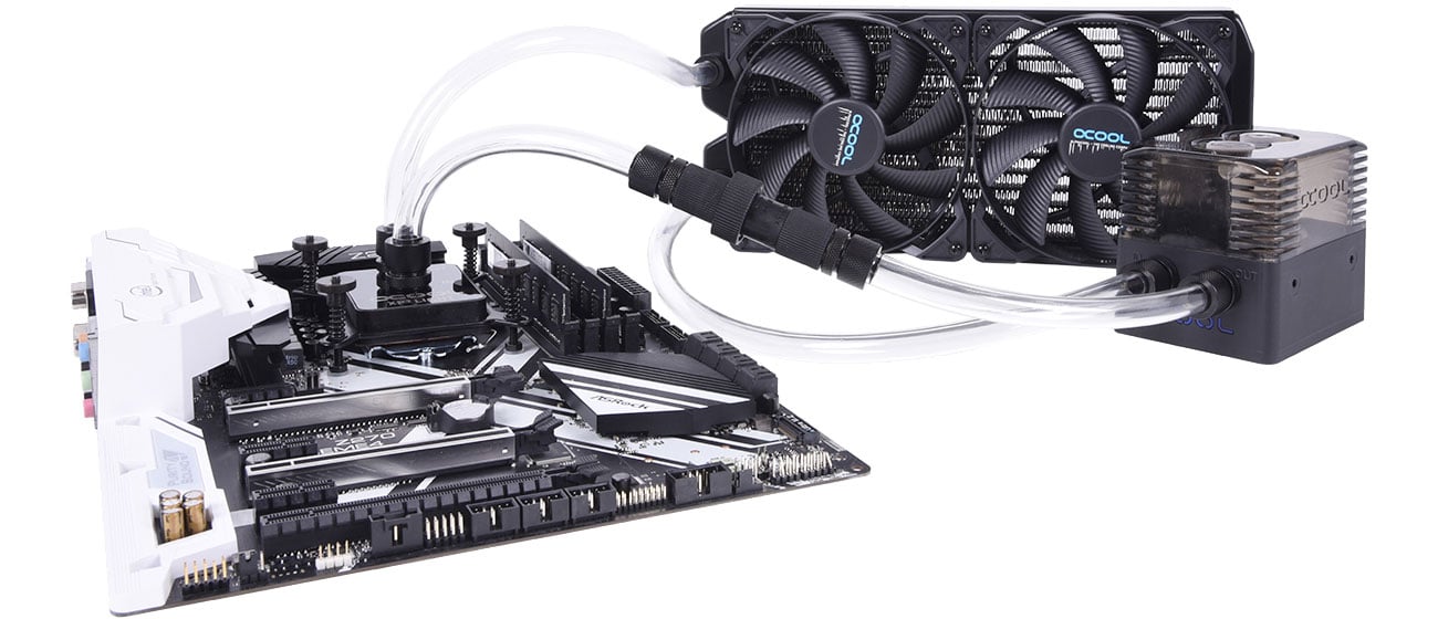 Alphacool Eissturm Gaming Copper 30 2x140mm - complete kit 1014157