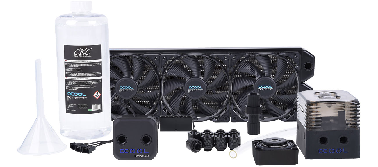 Alphacool Eissturm Gaming Copper 30 3x120mm Zestaw