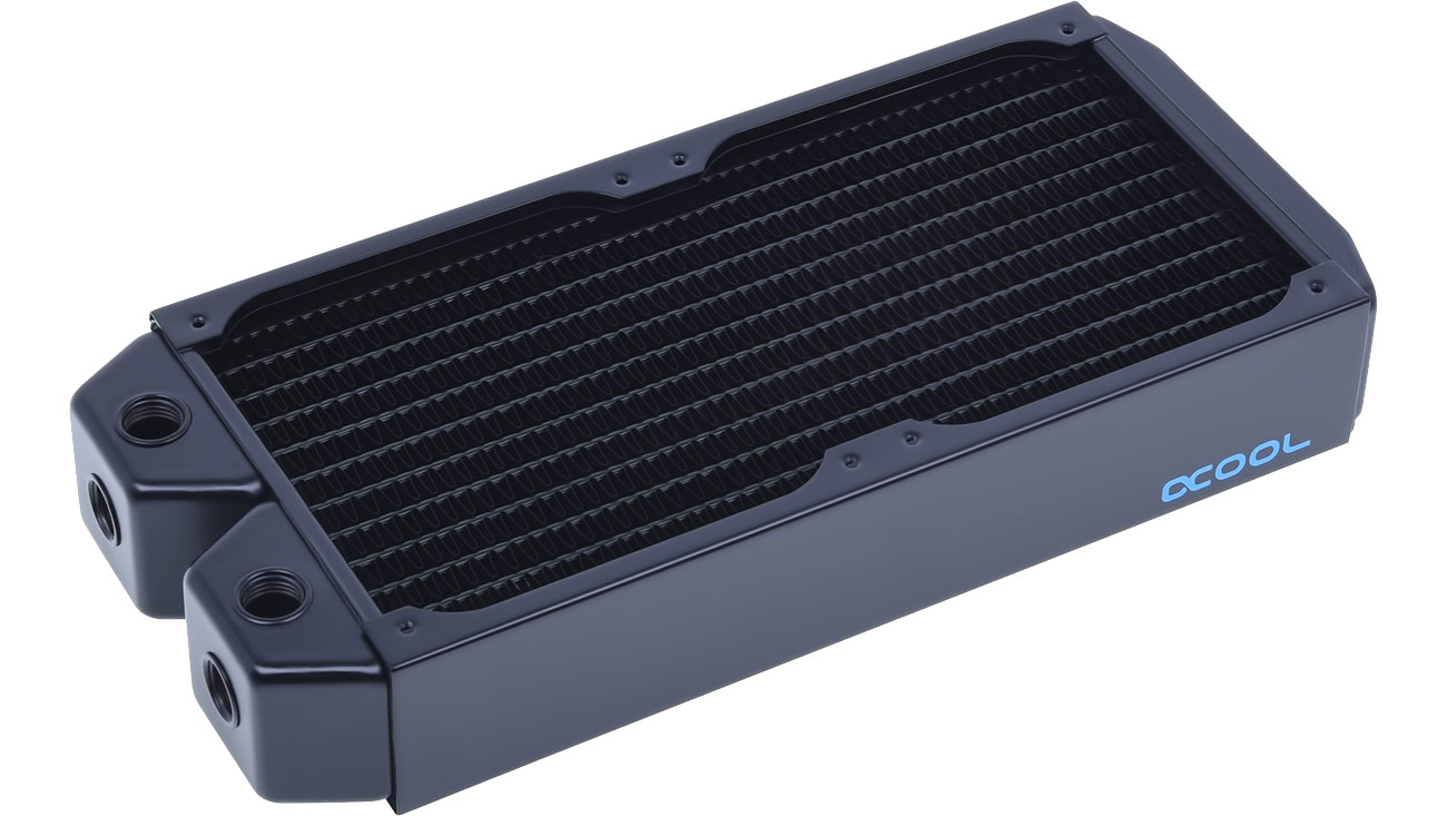 Alphacool Eissturm Hurricane Copper 45 2x120mm Chłodnica NexXxos ST30