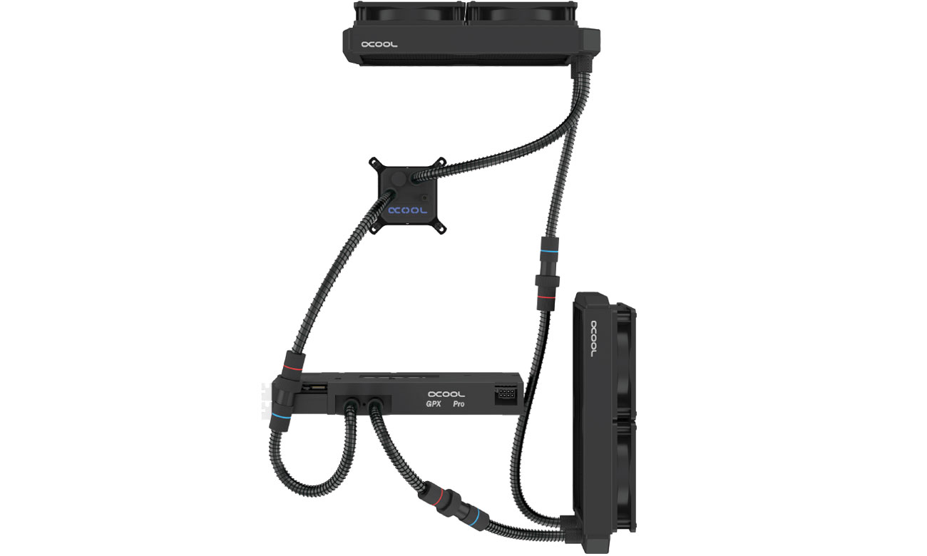 Alphacool Eiswolf 240 GPX Pro Modularna budowa