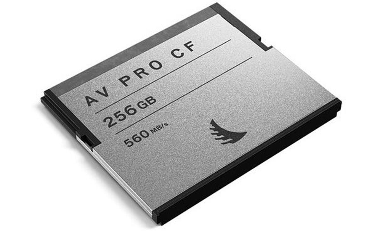 Karta pamięci CF Angelbird AV Pro CFast 2.0 256 GB - Widok od góry pod kątem