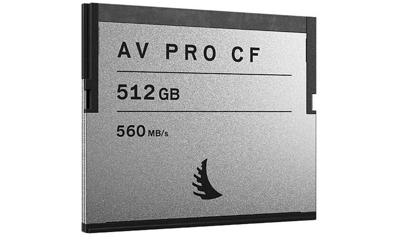 Karta pamięci CF Angelbird AV Pro CFast 2.0 512 GB - Widok z przodu pod kątem