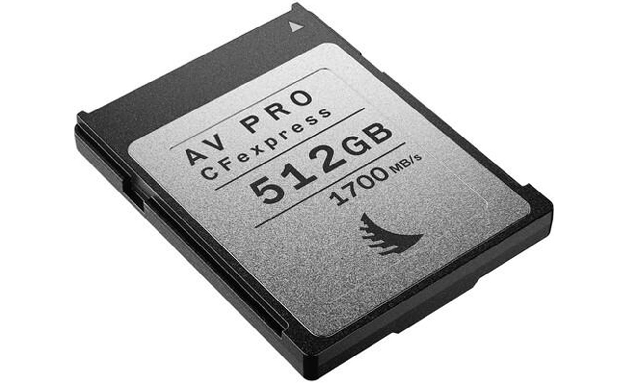 Karta pamięci Angelbird AV Pro CFexpress 512 GB - Widok od góry pod kątem