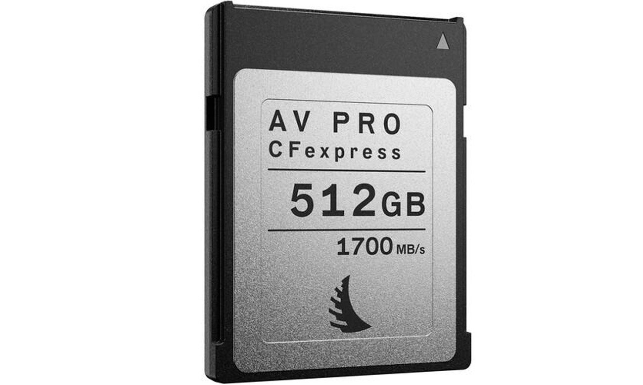 Karta pamięci Angelbird AV Pro CFexpress 512 GB - Widok z przodu pod kątem