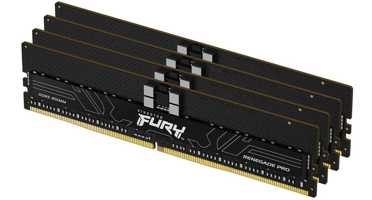 Pamięć RAM Kingston FURY 64GB (4x16GB) 5600 CL28 ECC Registered Renegade Pro