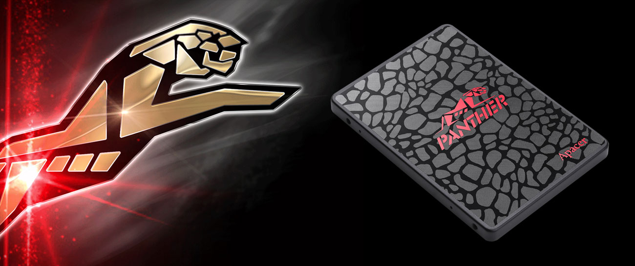 Dysk Apacer AS350 Panther 128GB Osłona portów SATA