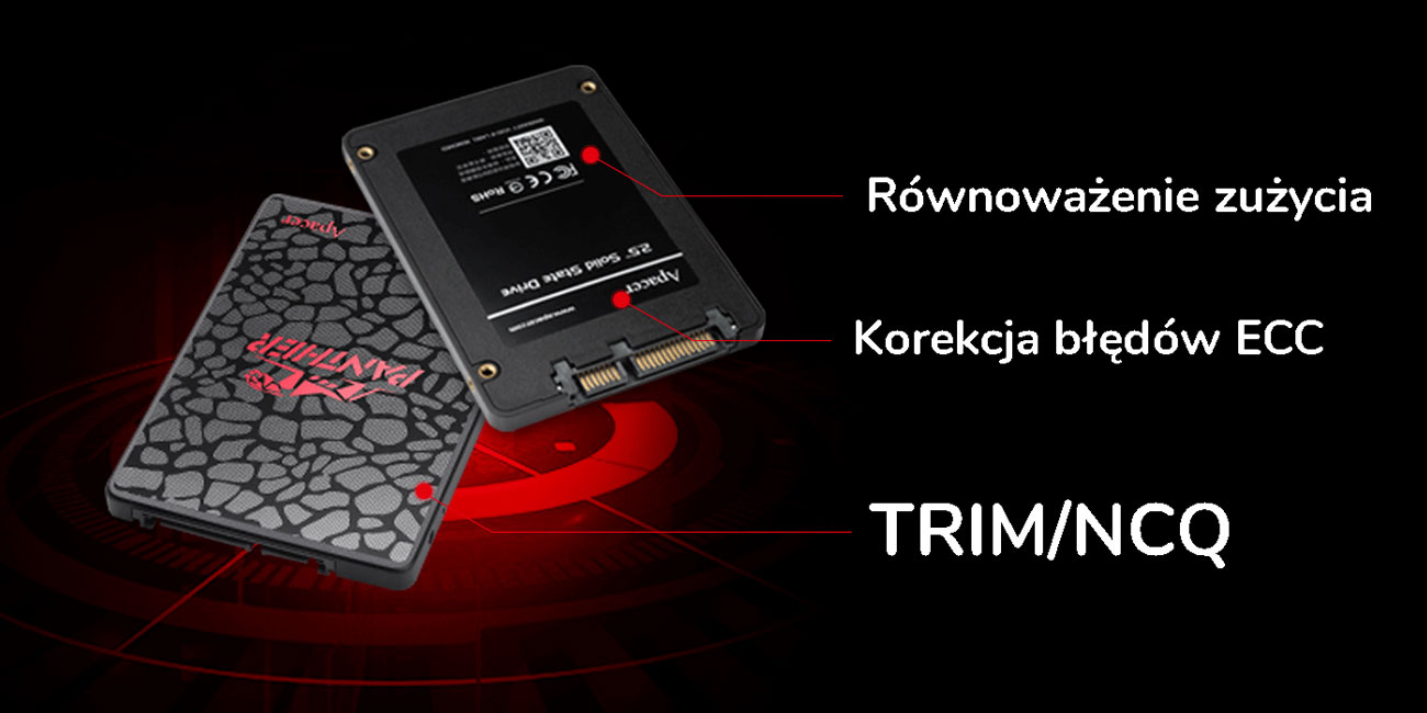 Dysk Apacer AS350 Panther 120GB Niezawodność