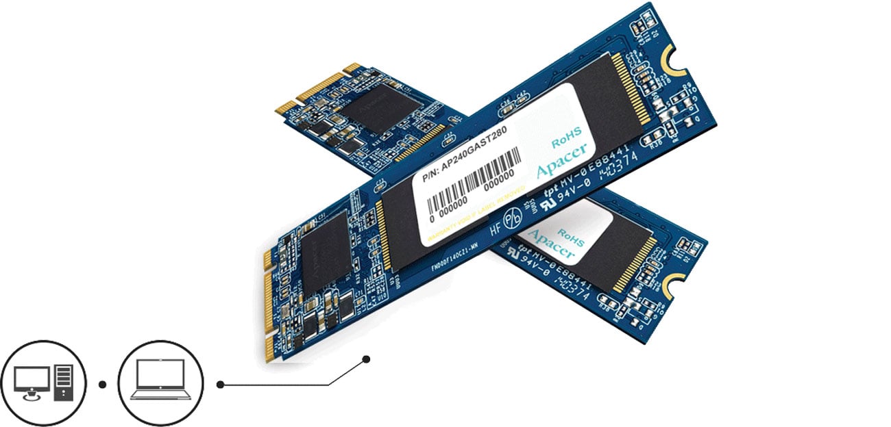 Dysk Apacer 240GB M.2 2280 AST280