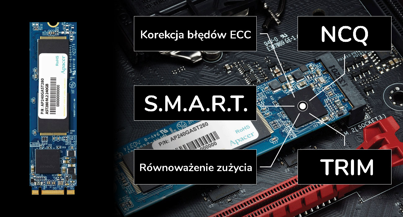 Dysk Apacer AST280 240GB Niezawodność