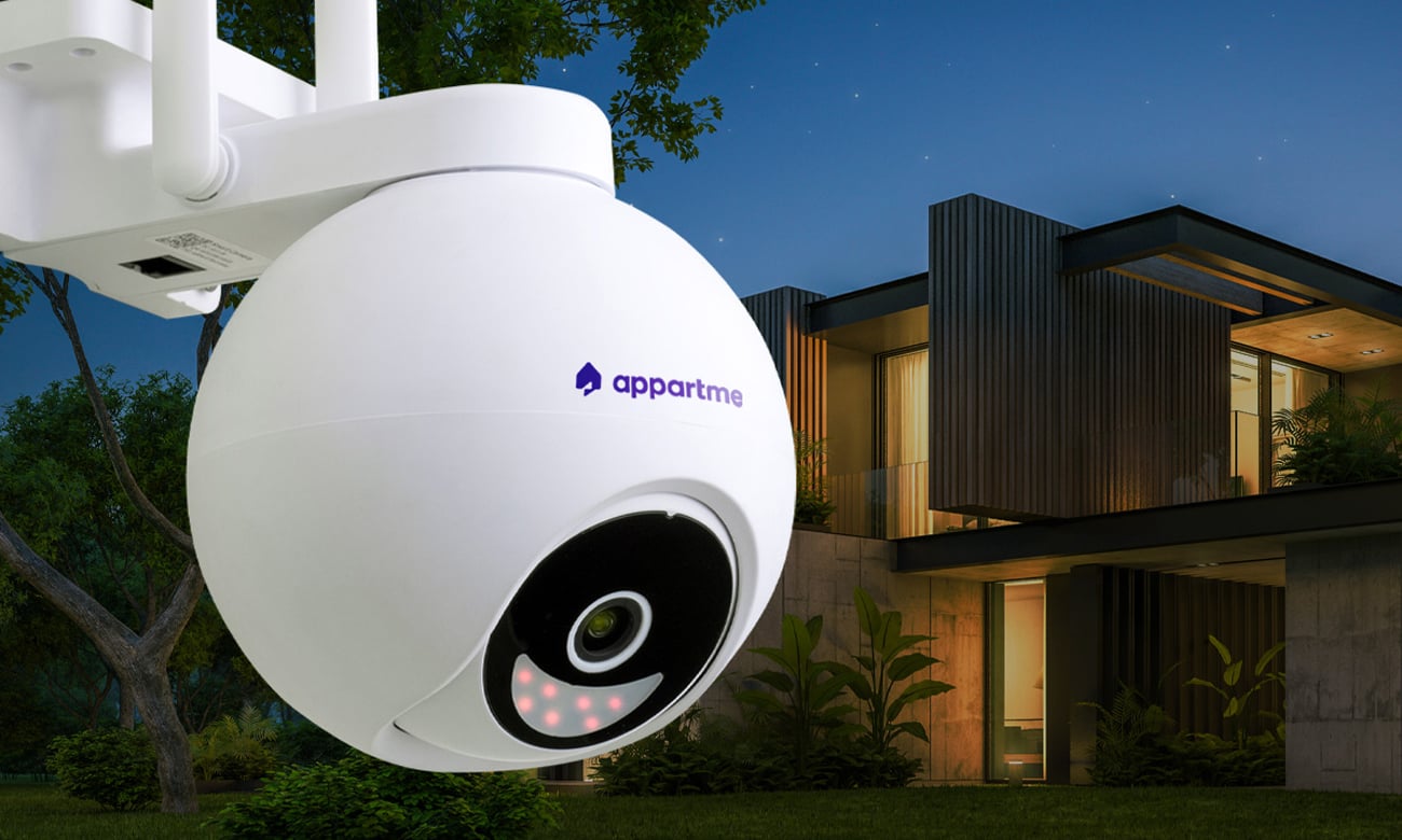 Kamera zewnętrzna Appartme Night Guard 360 Wi-Fi  - Większa widoczność nocą